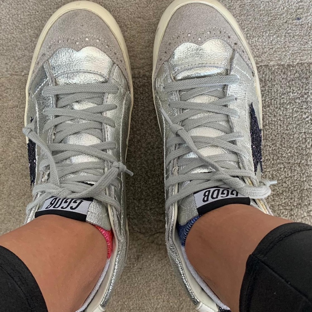 Golden Goose Mid-Star High Top Sneakers